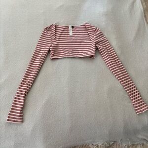Missguided Stripped Crop Top